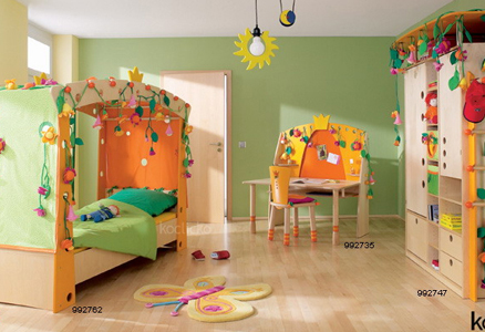 Цвет детской комнаты для девочки