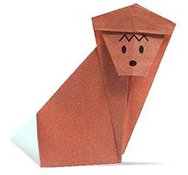 Модульное оригами Обезьяна