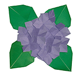 Оригами гортензия